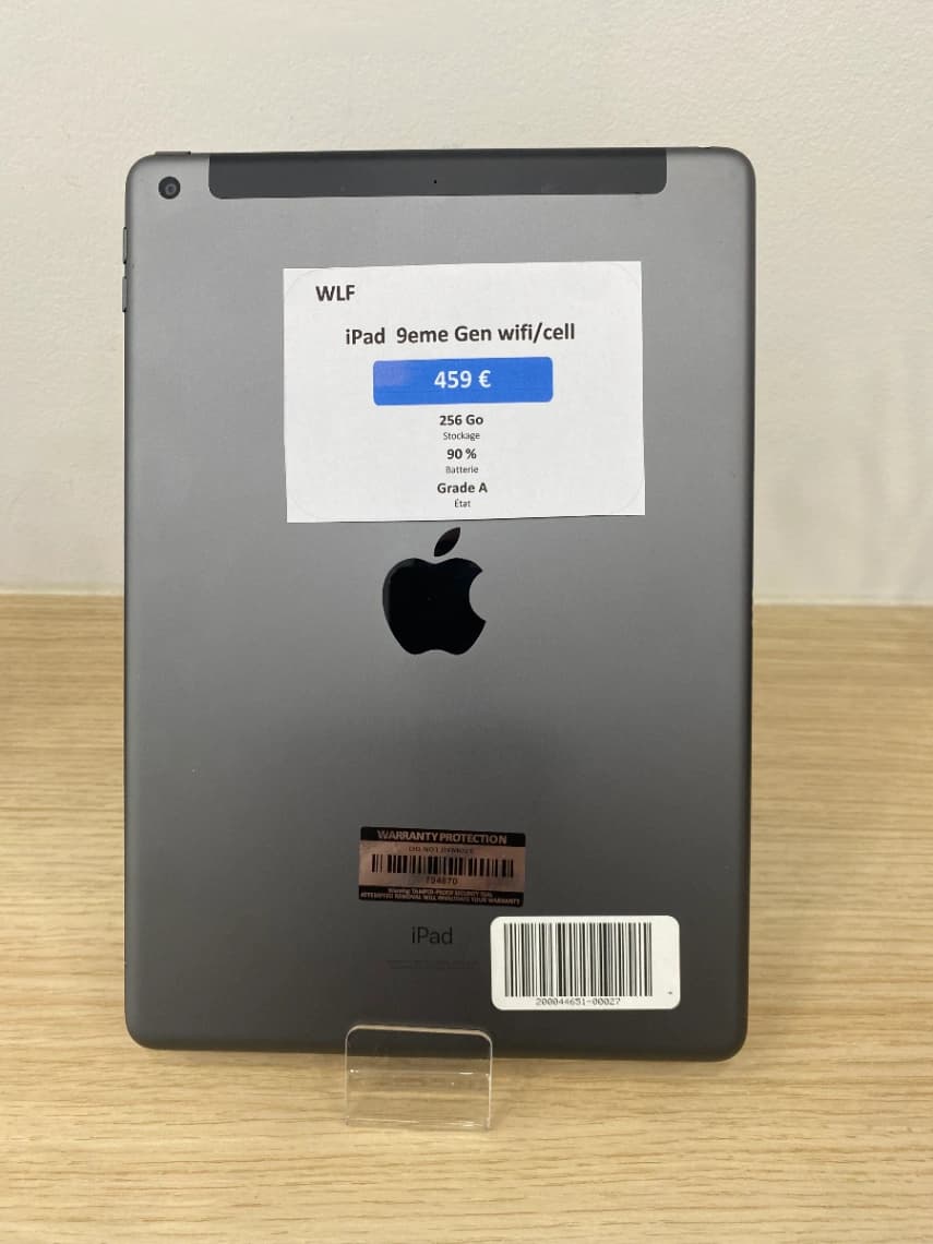 iPad 9 ème génération 256 GO