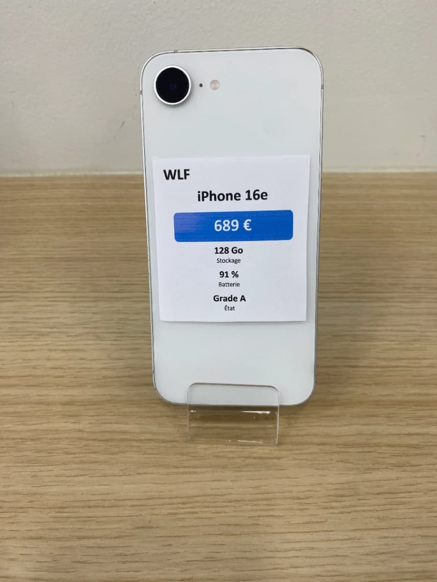 iPhone 16e 128GO grade A